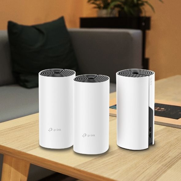 Deco M4(3-pack) , TP-LINK, AC1200 Whole-Home Wi-Fi system