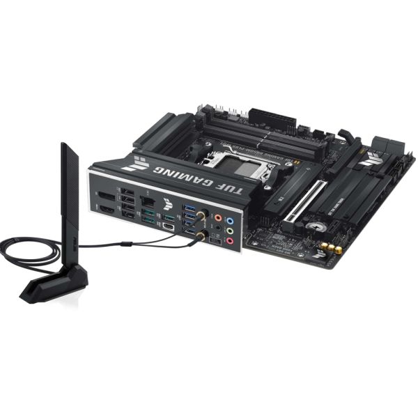 ASUS Motherboard TUF GAMING B850M-PLUS WIFI sAM5 B850 4xDDR5 M.2 HDMI DP Wi-Fi BT mATX