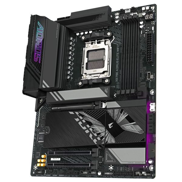 GIGABYTE Motherobard X870E A ELITE WIFI7 sAM5 X870 4xDDR5 M.2 HDMI Typc-C ATX