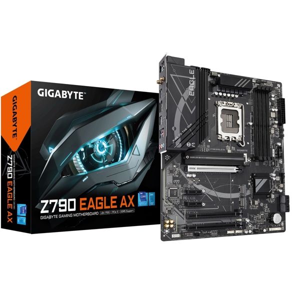 GIGABYTE Motherboard Z790 EAGLE AX s1700 Z790 4xDDR5 M.2 HDMI DP Wi-Fi ATX