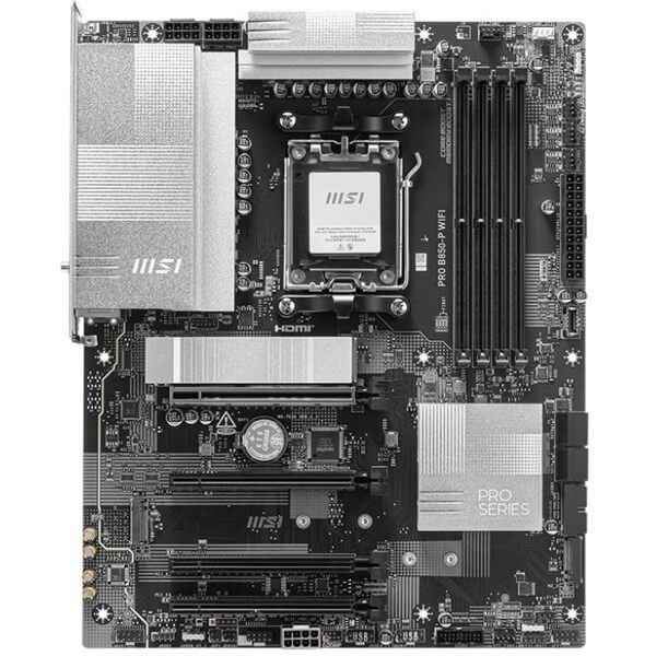 MSI Motherboard PRO B850-P WIFI sAM5 B850 4xDDR5 M.2 HDMI WiFi BT ATX