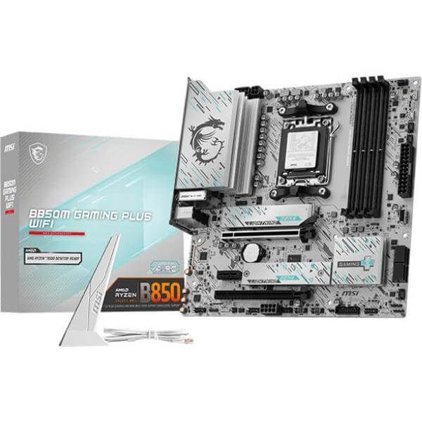 MSI Motherboard B850M GAMING PLUS WIFI sAM5 B850 4xDDR5 M.2 HDMI DP WiFi BT mATX