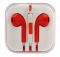 Earbuds Wired with 3.5 Red Wired