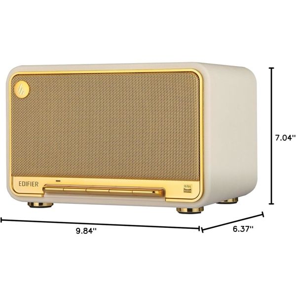 Speaker Edifier D32, 60W, Bluetooth, USB-C, AUX, Wi-Fi AirPlay, Speaker, White