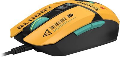 Mouse: A4tech Bloody W63 MAX RGB Gaming Mouse Renegade Sunset