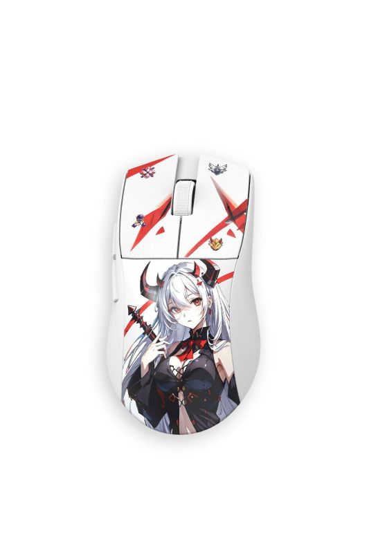Redragon M916AK-PRO K1NG Pro Wireless Anime Eisa Gaming Mouse (White)