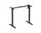 Electric Desk Leg: Vertex VX-SMSTD-01B Single-Motor Sit-Stand Desk (Frame Only)