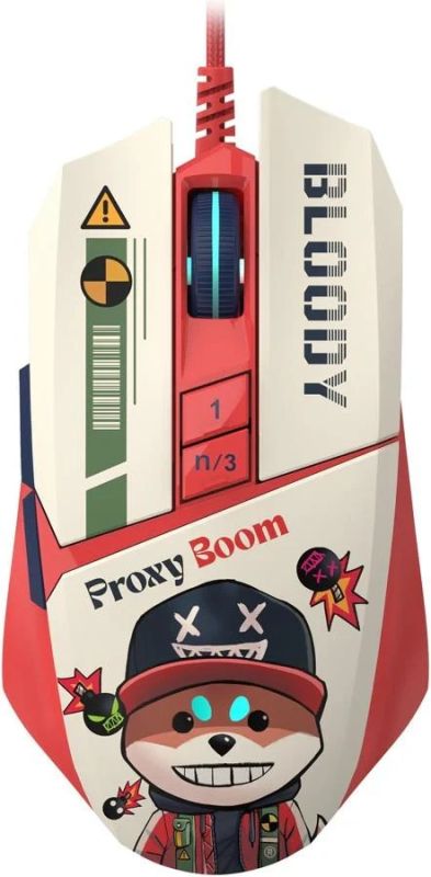 Mouse: A4tech Bloody W63 MAX RGB Gaming Mouse Proxy Boom