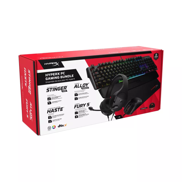 HyperX PC Gaming Bundle w/ Keyboard, Mouse, Mouse Pad & Headphones