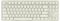 Keyboard/ Nubi NK87 White - Mechanical Gaming Keyboard