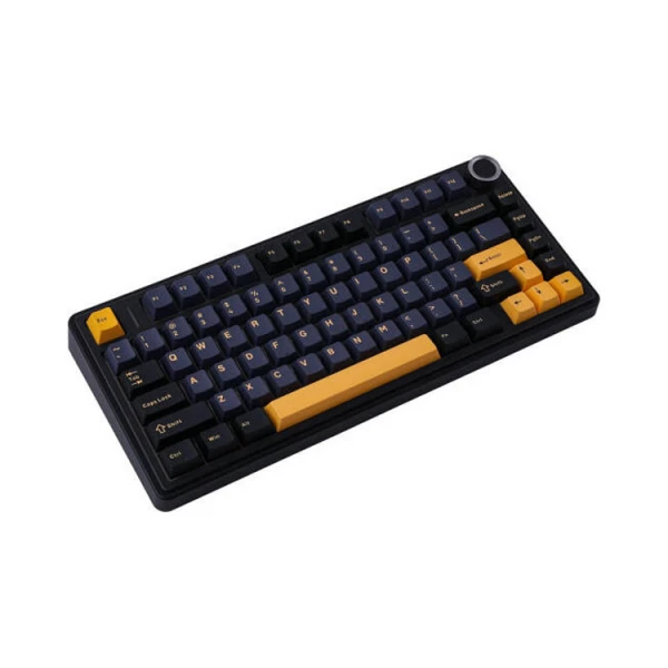 Keyboard: AULA F75 Wireless Mechanical Keyboard Black/Dark Blue/Orange (Reaper Switch)