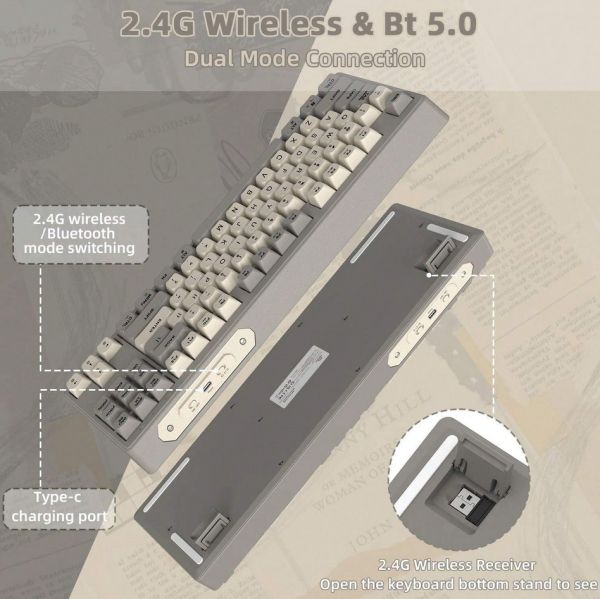 Free Wolf 87 Key Green eng/rus