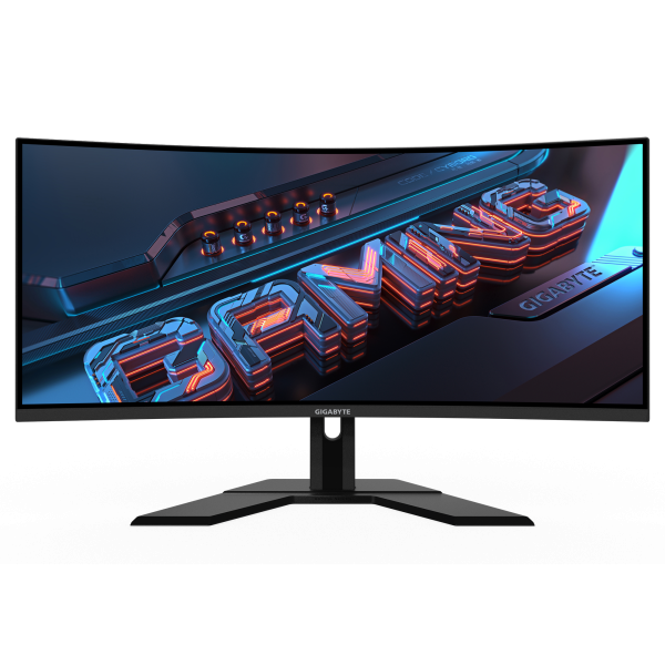 Monitor: Gigabyte G34WQCP 34" WQHD Curved VA 180Hz 1ms 2xHDMI 2xDP Built-in Speaker - 20VM0-G34WQCPBM-2EKR