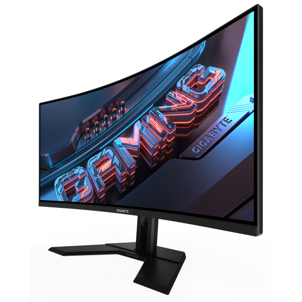Monitor: Gigabyte G34WQCP 34" WQHD Curved VA 180Hz 1ms 2xHDMI 2xDP Built-in Speaker - 20VM0-G34WQCPBM-2EKR