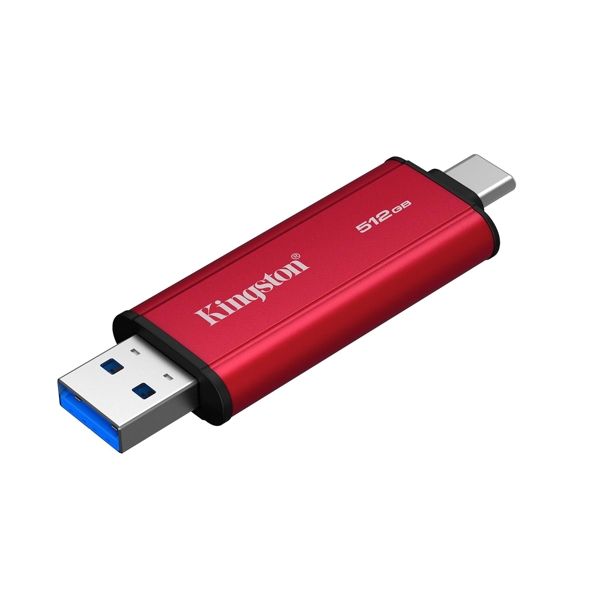 Portable SSD Kingston 512GB USB 3.2 Gen 2 Dual USB-A R1050/W950MB/s