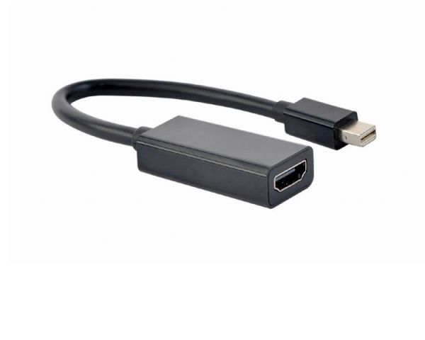 Adapter: Gembird A-mDPM-HDMIF4K-01 4K Mini DisplayPort to HDMI Adapter Cable Black
