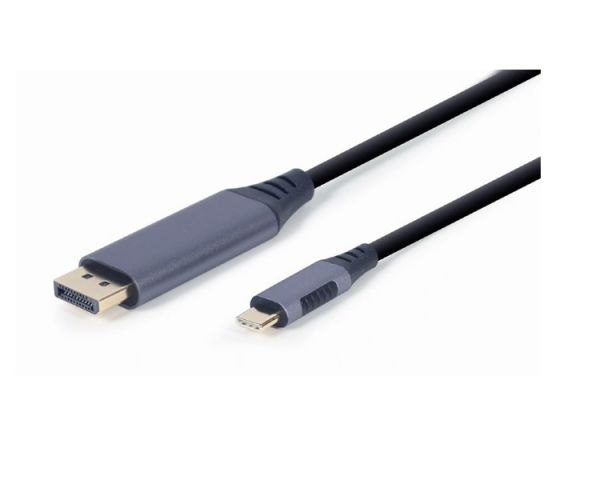 Cable: Gembird CC-USB3C-DPF-01-6 USB Type-C to DisplayPort Adapter cable 1.8 m