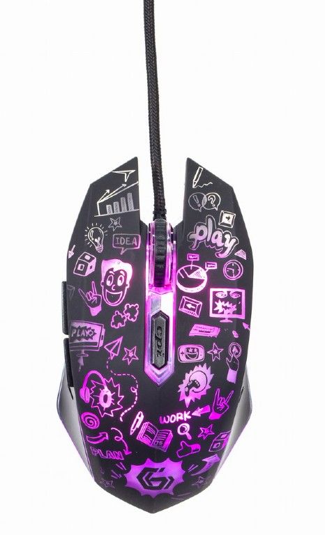 Gembird MUS-6B-GRAFIX-01 black