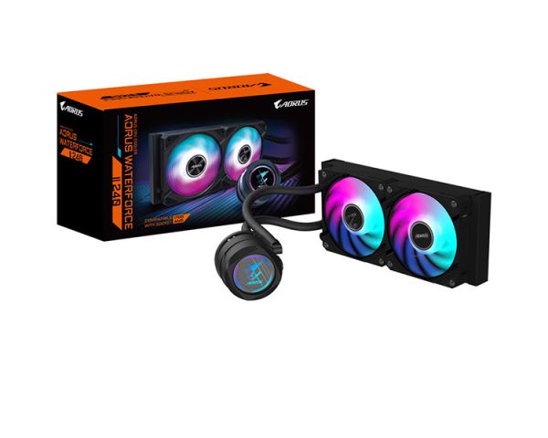 Cooler: Gigabyte AORUS WATERFORCE II 240 G2 ARGB CPU Universal Water Cooler