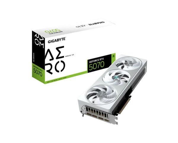 Video card: Gigabyte GeForce RTX5070 AERO OC 12GB 192-Bit GDDR7 - GV-N5070AERO OC-12GD