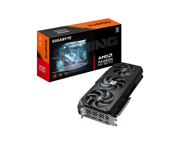 Video card: Gigabyte AMD Radeon RX9070 GAMING OC 16GB 256-Bit GDDR6 - GV-R9070GAMING OC-16GD
