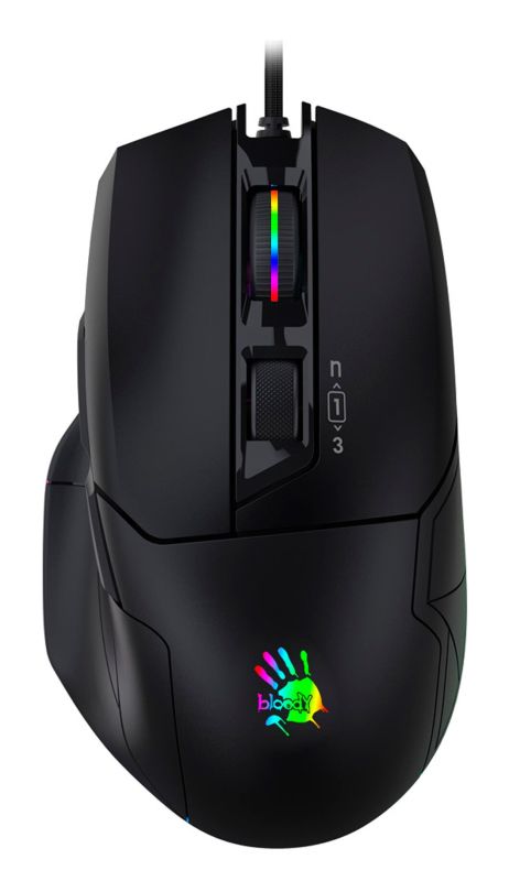 Mouse: A4Tech Bloody W70 Max RGB Gaming Mouse Stone Black