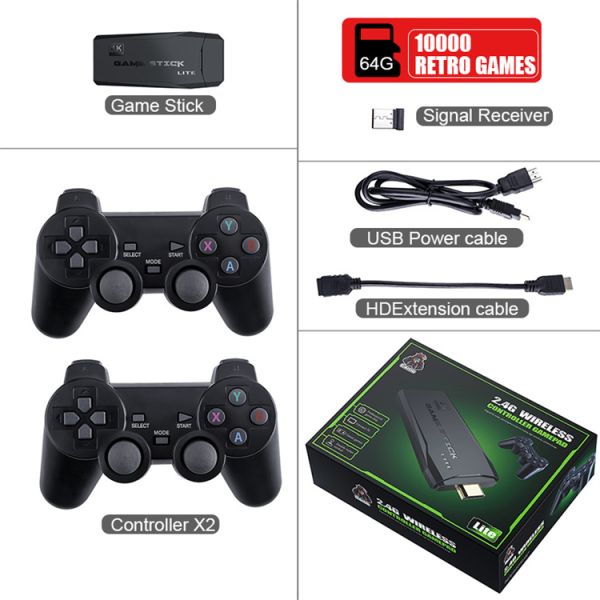 Family TV 64G Built-in 10000 Games