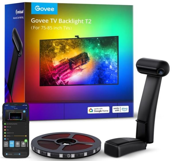 Govee Envisual TV Backlight T2 with Dual Cameras  (55~65 inch)