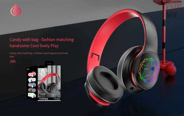 J06 Luminous Bluetooth Headset
