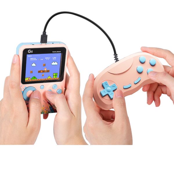 G5 Handheld Gaming Device Two-Player Pink