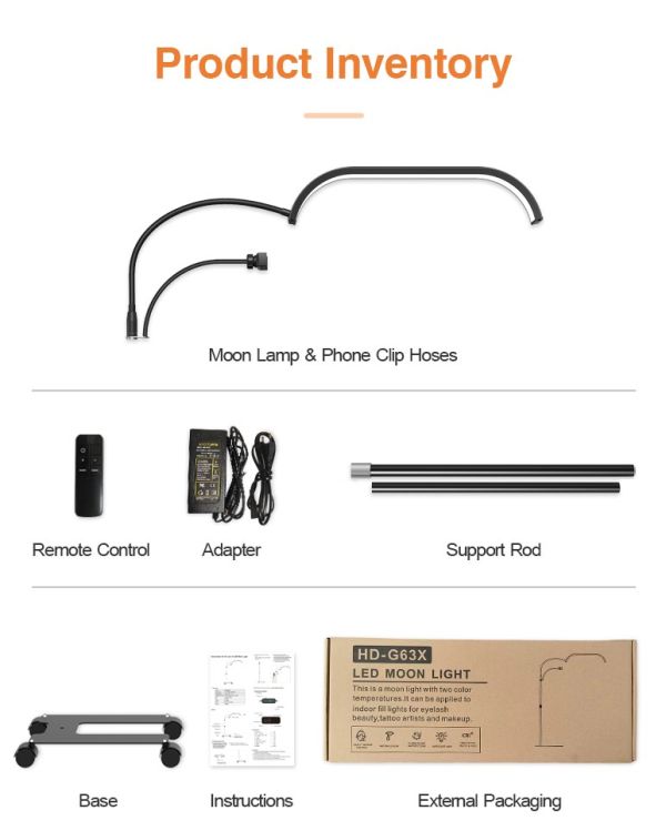 HD-G63X LED MOON LIGHT