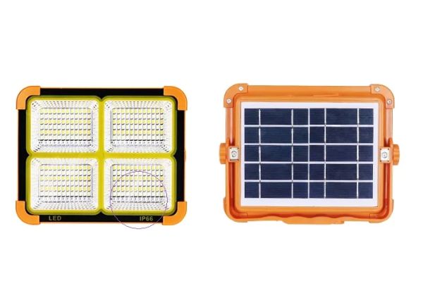 High Lumen Aluminum Ip66 Waterproof Camping Fishing Outdoor All In One 100w Solar Led Flood Light