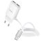 Wall charger “C82A Real power” EU dual port with built-in wire