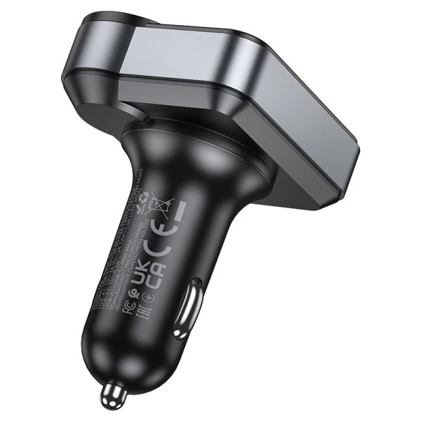 Hoco E86 Alegria 48W dual port PD30W+QC3.0 car BT FM transmitter