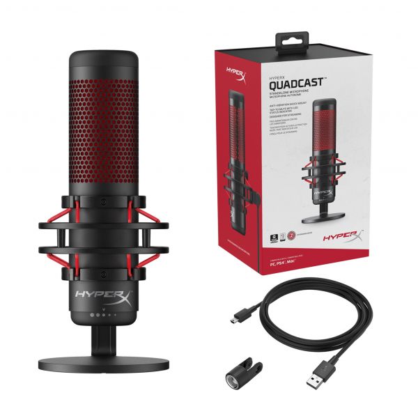 HyperX QuadCast (HX-MICQC-BK)