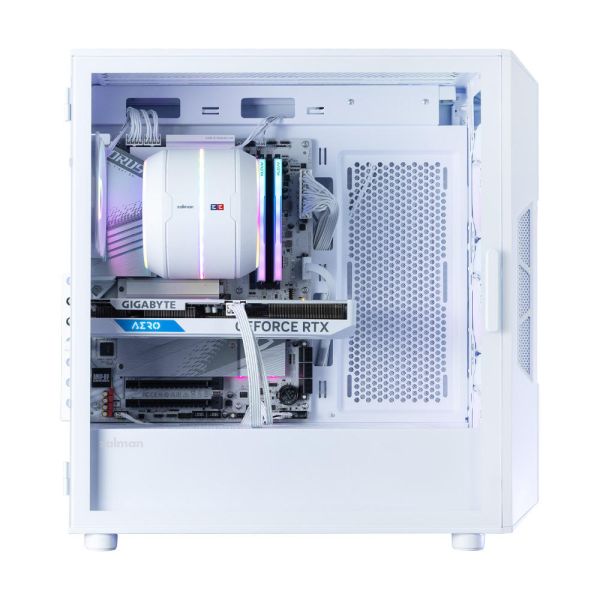 Zalman PC case I3 Neo V2 without PSU, _xUSB3.0, _xUSB2.0, 1x Type C, 4x120mm RGB, VGA 355mm, LCS ready, TG Side Panel, ATX, white