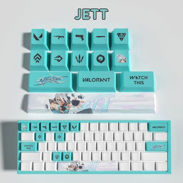 Valorant PBT keycaps