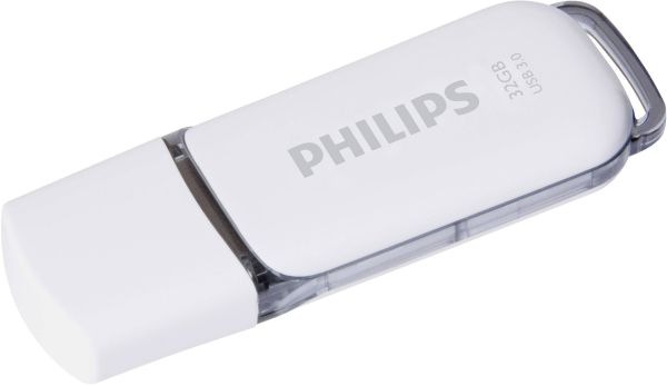 Philips USB ფლეშ მეხსიერება FM32FD75B/00 USB 3.0 32GB Snow Edition Grey