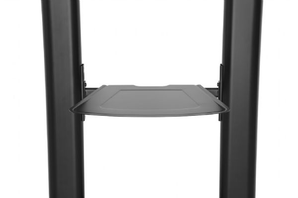 TV stand: Gembird TVS-100T-02 Height adjustable TV floor stand with caster wheels 60" - 100"