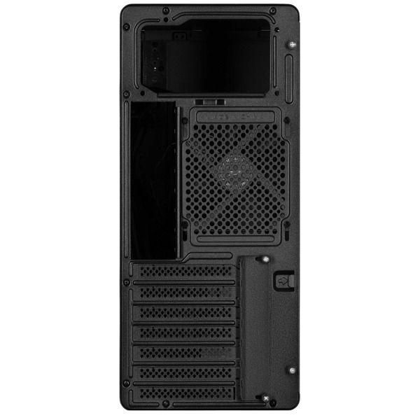 2E-V500B, PC case 2E Credo V500B without PSU, 1xUSB3.0, 1х USB 2.0, 1xUSB Type-C, 1x120mm, VGA 310mm, ATX, black