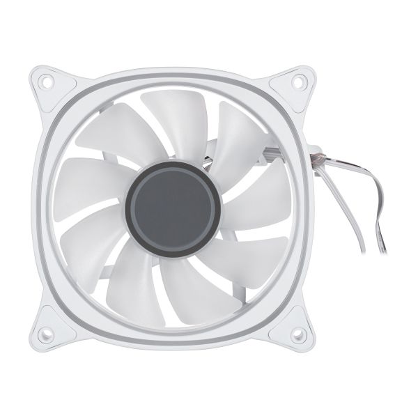 2E GAMING Case Fan Air Cool X Fan ACF120XB-ARGB, 120mm, 1200rpm, 3pin, 3pin +5VARGB, 20,4dBa, white