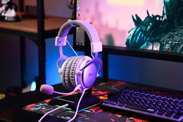 2E GAMING Headset HG355, 7.1, mini-jack/dual 3.5мм/USB-A, 1.5/1.5/0.2m, white
