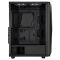 2E GAMING PC case Aruba G3313B, without PSU, 1xUSB3.0, 2xUSB2.0, 5x120mm ARGB, VGA 300mm, LCS ready, HUB, TG Side Panel, ATX, black