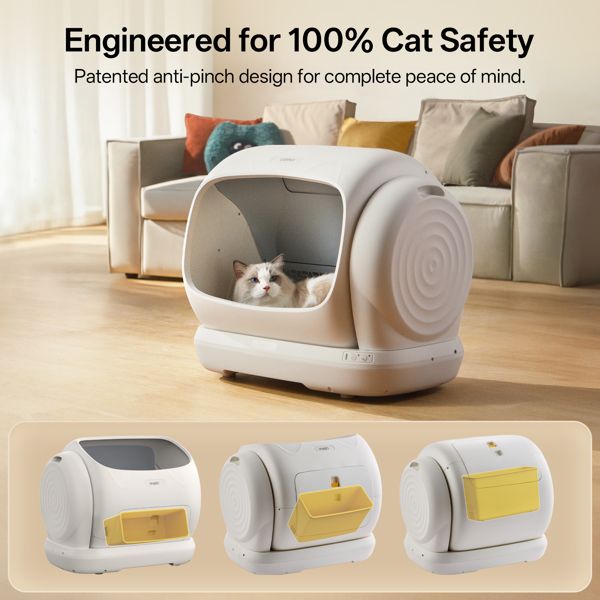 UBTech UCAT C40, Smart Cat Litter Box, White