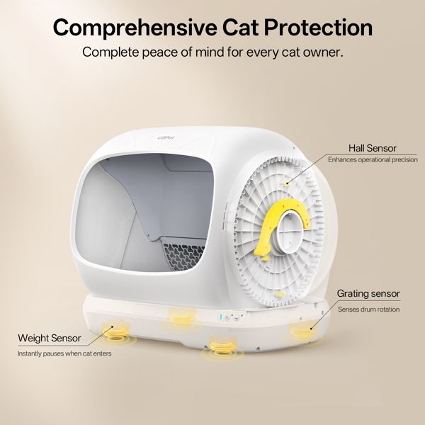 UBTech UCAT C40, Smart Cat Litter Box, White