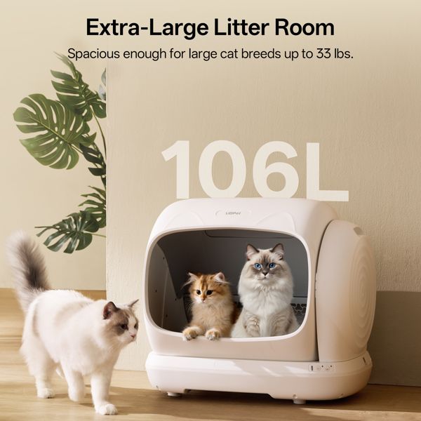 UBTech UCAT C40, Smart Cat Litter Box, White