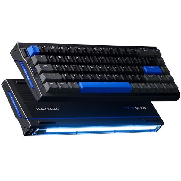 keyboard MCHOSE Ace 68 Hall Effect, Mount Tai Magnetic, 16K, USB-A, RGB, Cyber Black