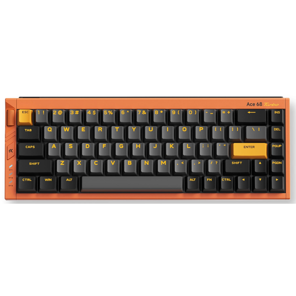 keyboard MCHOSE Ace 68 Hall Effect, Mount Tai Magnetic, 16K, USB-A, RGB, Galaxy Orange