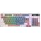 Royal Kludge RK S98 RGB Mechanical Keyboard, Chartreuse switch, Smart Display, Hot Swappable, Type-C wired, Bluetooth 5.0, 2.4GHz, Camping
