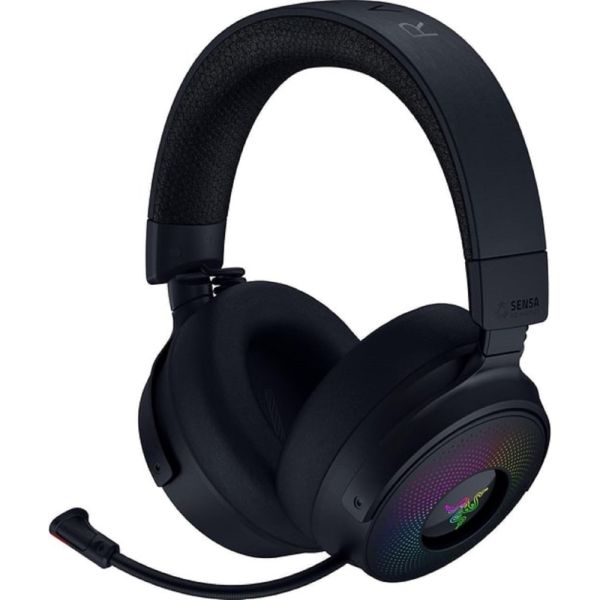 Razer Gaming Headset Kraken V4 Pro, mini-jack/USB-A/BT/WL, RGB, black